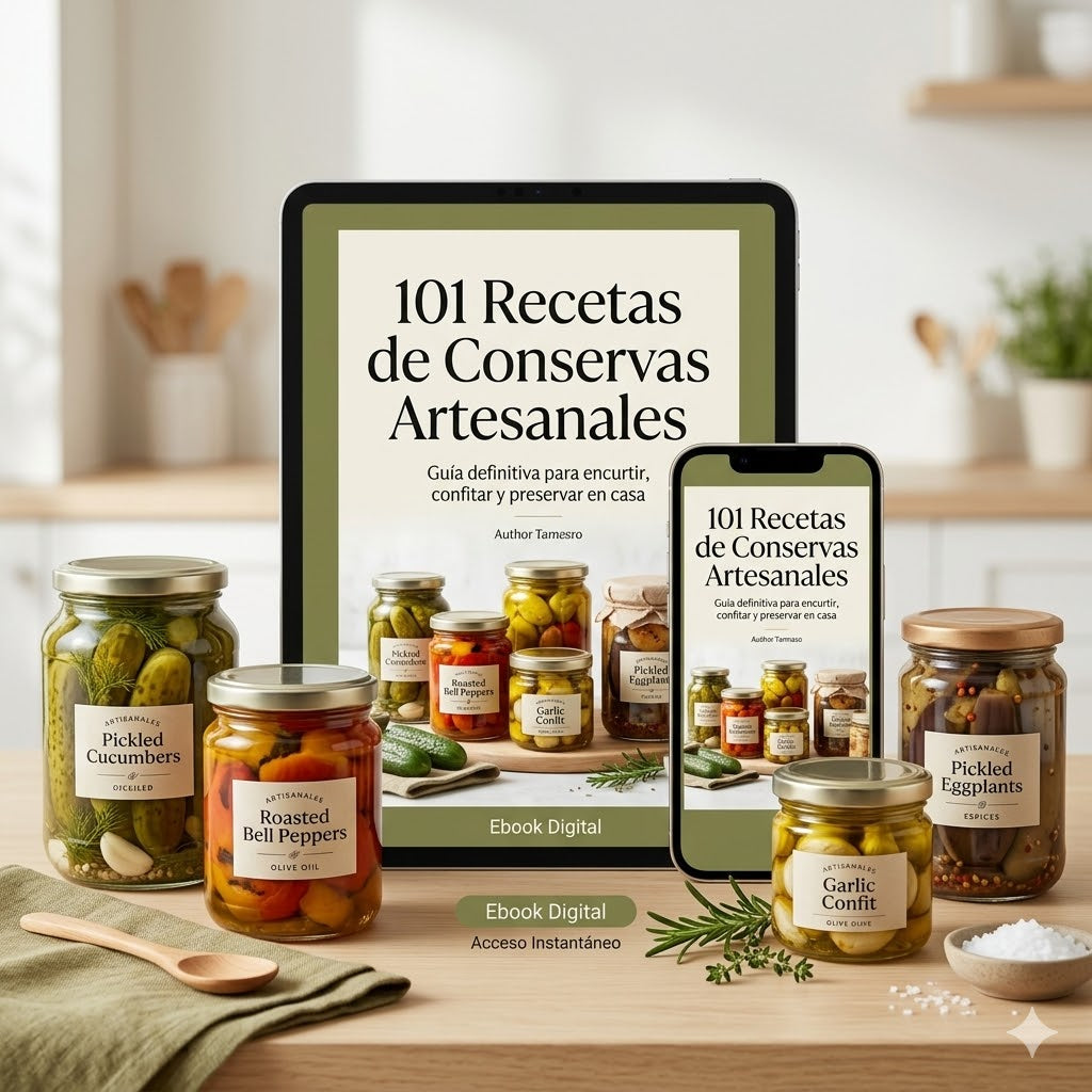 📘 Sistema Completo de Conservas Artesanales (101 Recetas + Método Paso a Paso)